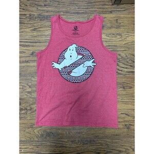 Ghostbusters Sleeveless Shirt Tank Red Mens Small 2013